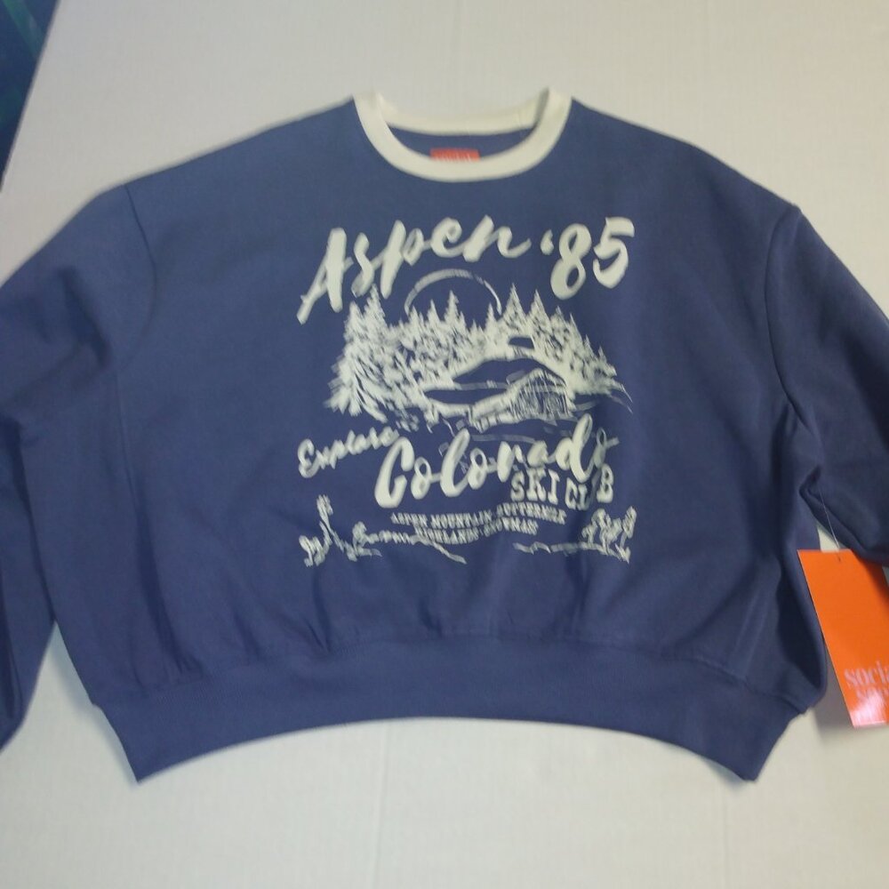 Social Scene Womens S Sweatshirt NWT